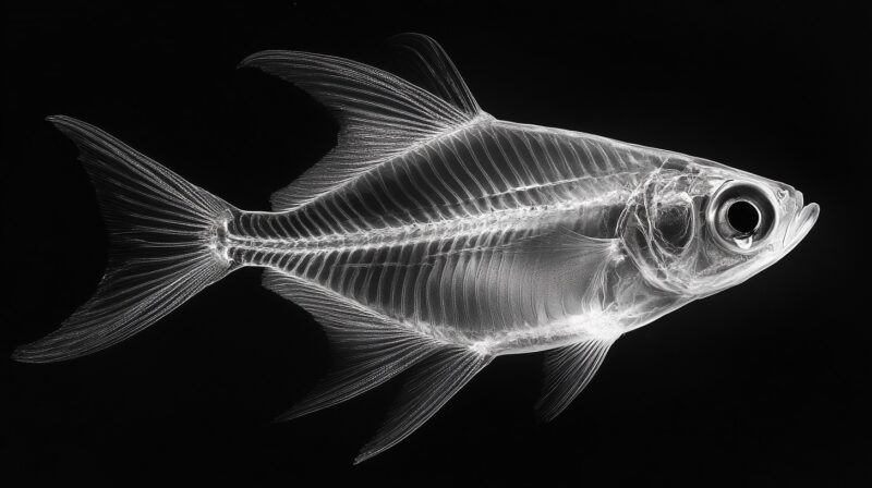 X-Ray Tetra - Pristella maxillaris - Freshwater fish in South America